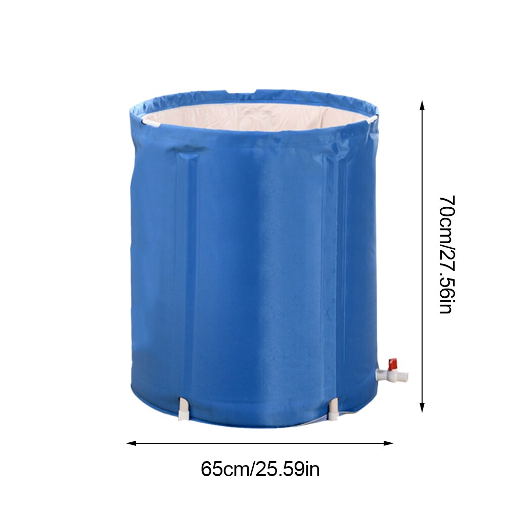 Movable Adults Foldable Bathtubs PVC Nylon Cloth Student Bath Bucket Plunge Pool Convenient For Family Bathroom SPA Bath Tubs