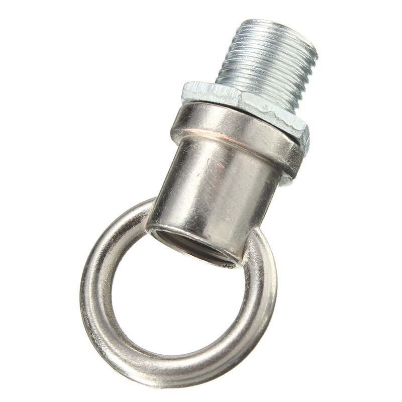 10mm Thread M10 Retro Antique Vintage Metal Ceiling Rose Light Base Chandelier Hook Light Adapter Fitting Close Smooth Style: Nickel