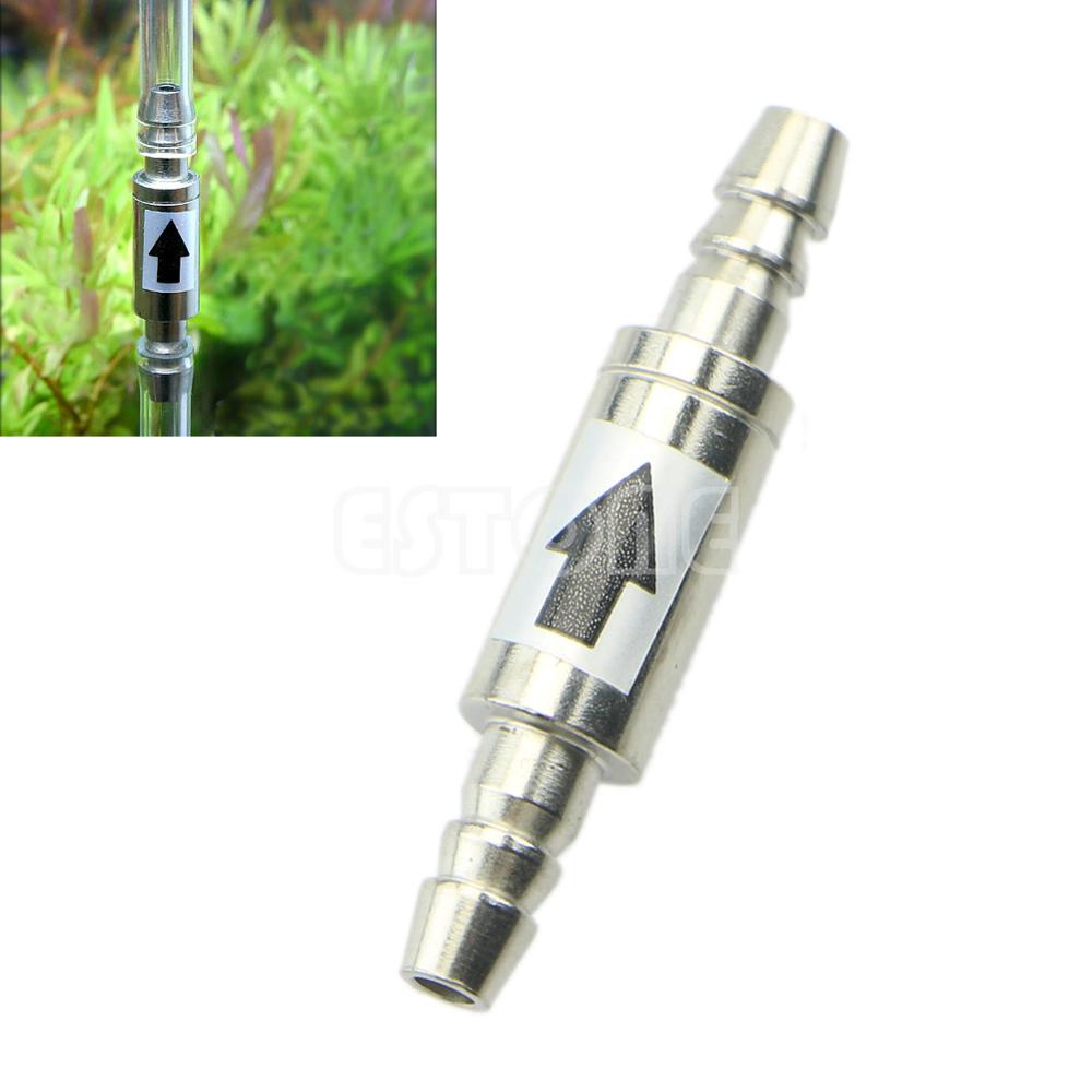 Stainless Steel CO2 One Valve Way Check For Aquarium CO2 Diffuser Regulator H7ED: Default Title