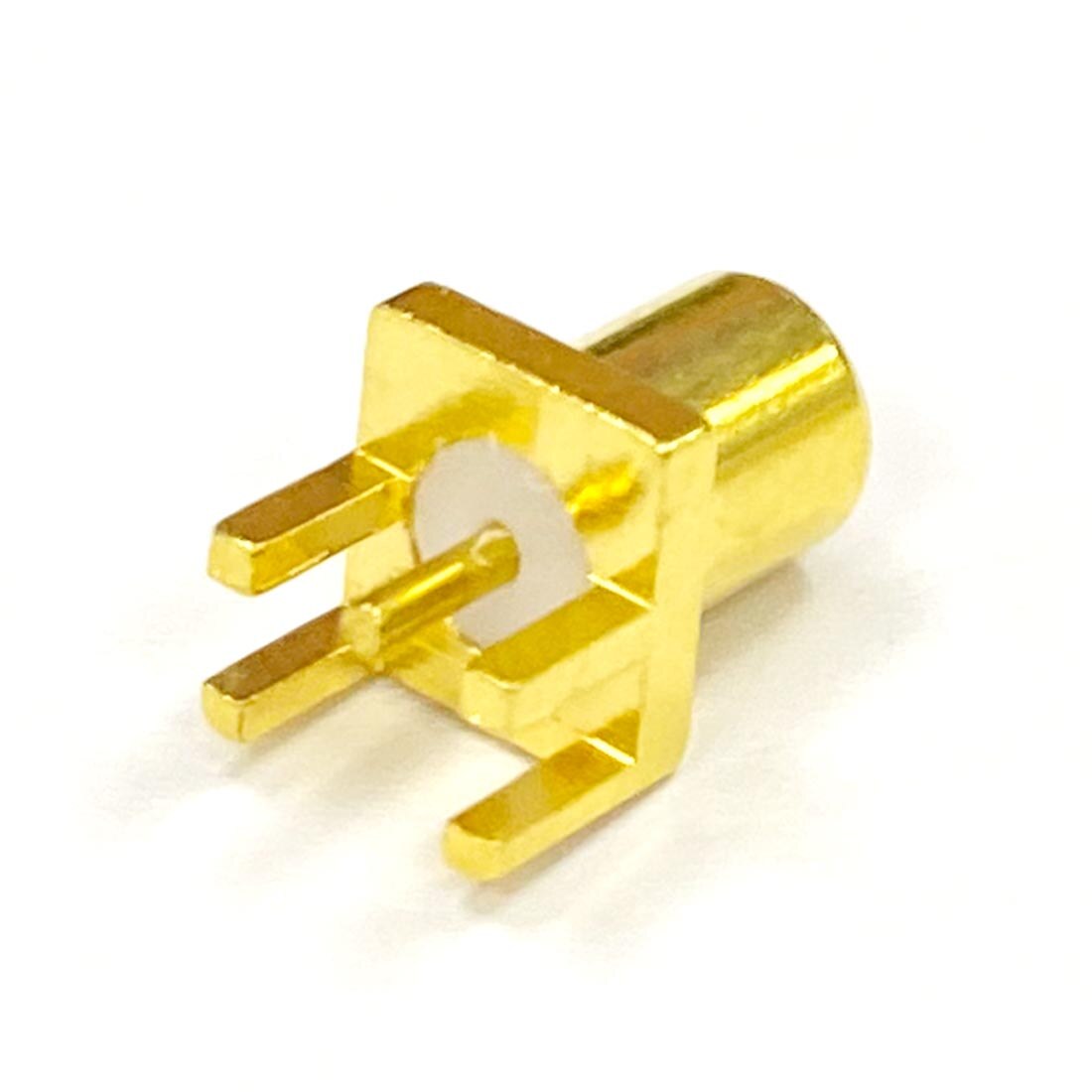 1PC MCX Female Jack RF Coax Connector Edge PCB Mount Straight Goldplated
