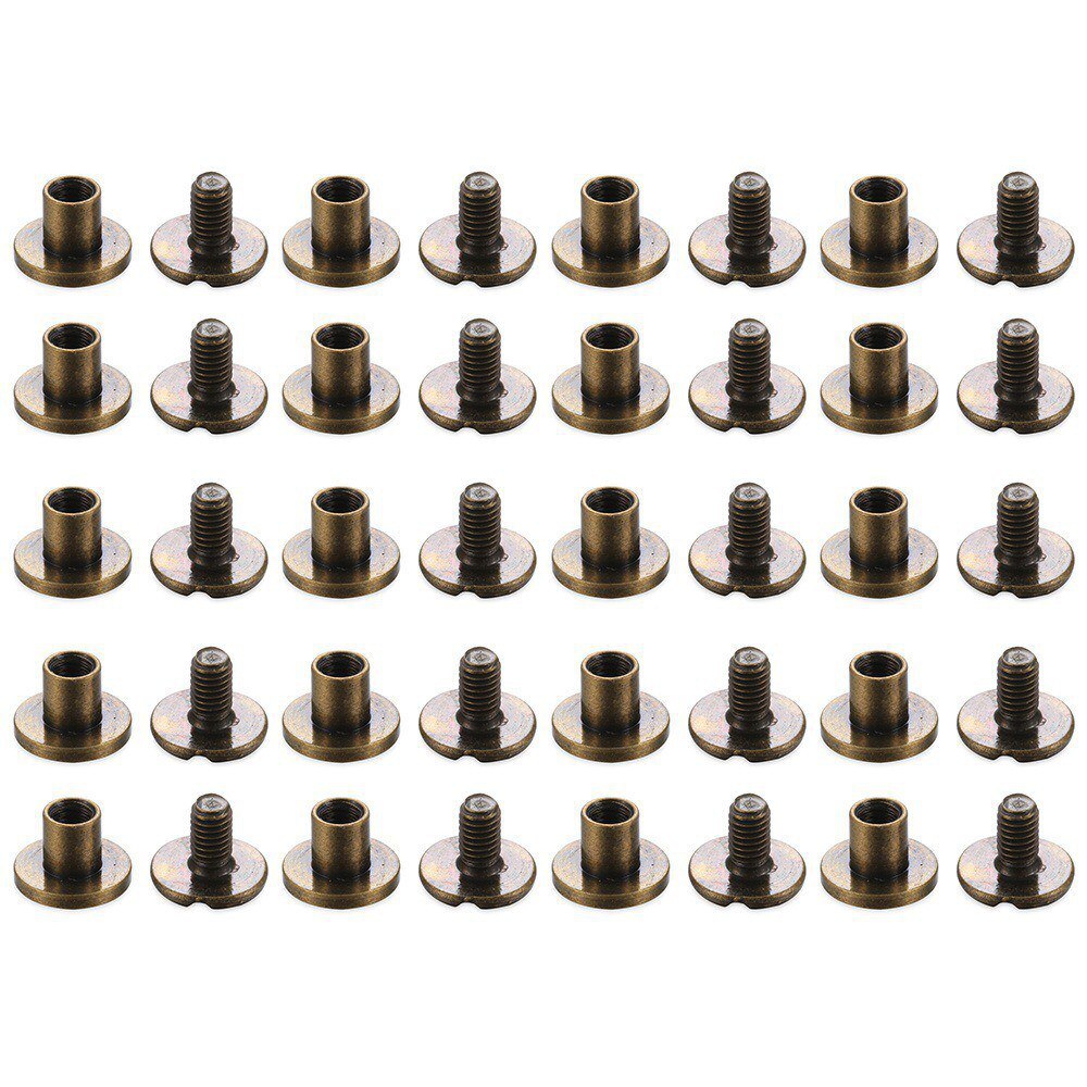 20Pcs Hart Patroon Klinknagels Koper Leer Craft Band Portemonnee Solid Messing Nail Klinknagels Schroeven Doek Knop Decoratie Nail Diy tool: 8x5.5mm bronze