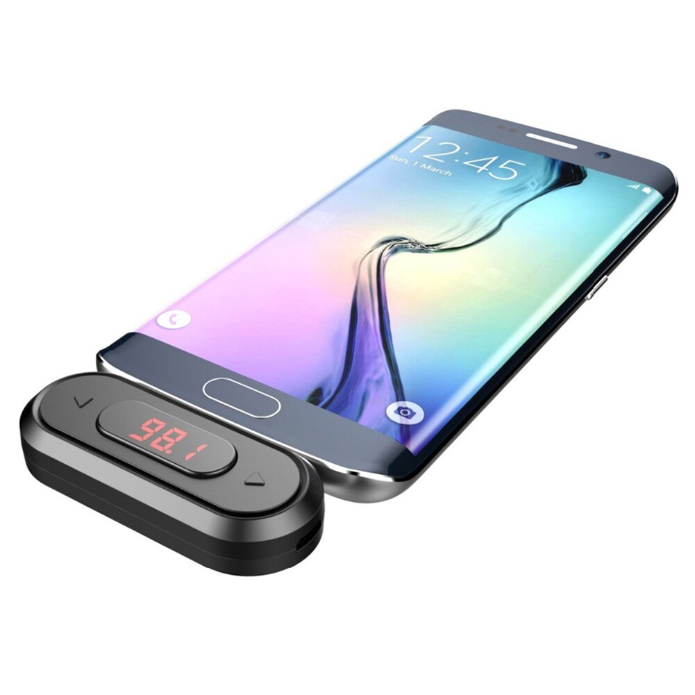 Universal Wireless FM Transmitter FM Radio Calling Radio 3.5mm Jack Adapter for IPhone IOS Android Car Speaker Car Accessories