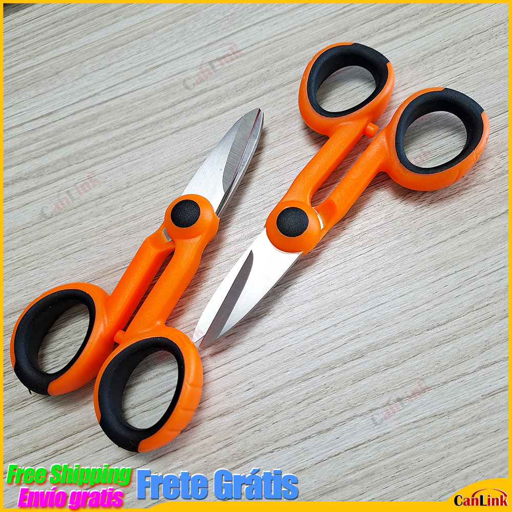 5pcs Splice Fiber Optic Tool Kits Fiber Optic Tool Fibre Stripping Optical Fiber Kevlar Scissors Hand Tool