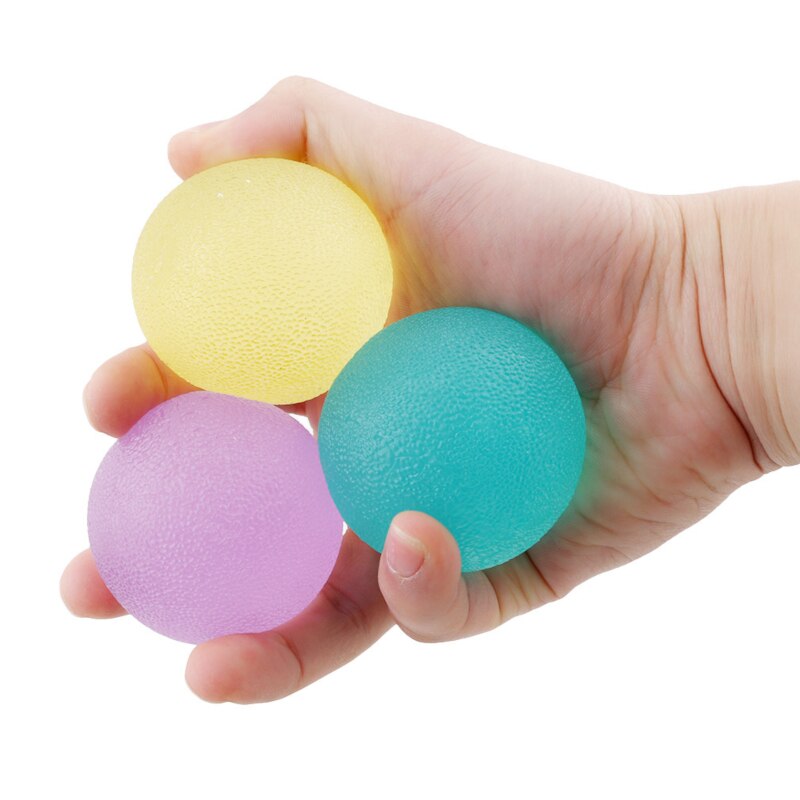 Jelly Grip Ball Fitness Hand Therapy Balls Exercises Home Exercise Kits Finger Therapy Power Ball