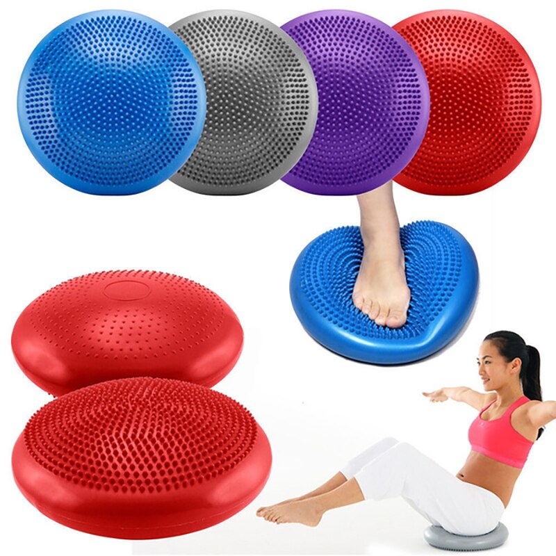 Yoga Gleichgewicht Kissen Luft Kissen Sport und Fitness Produkte Physikalische Massage Taille Twist Pad Fuß Massage Ball Knöchel Trainer