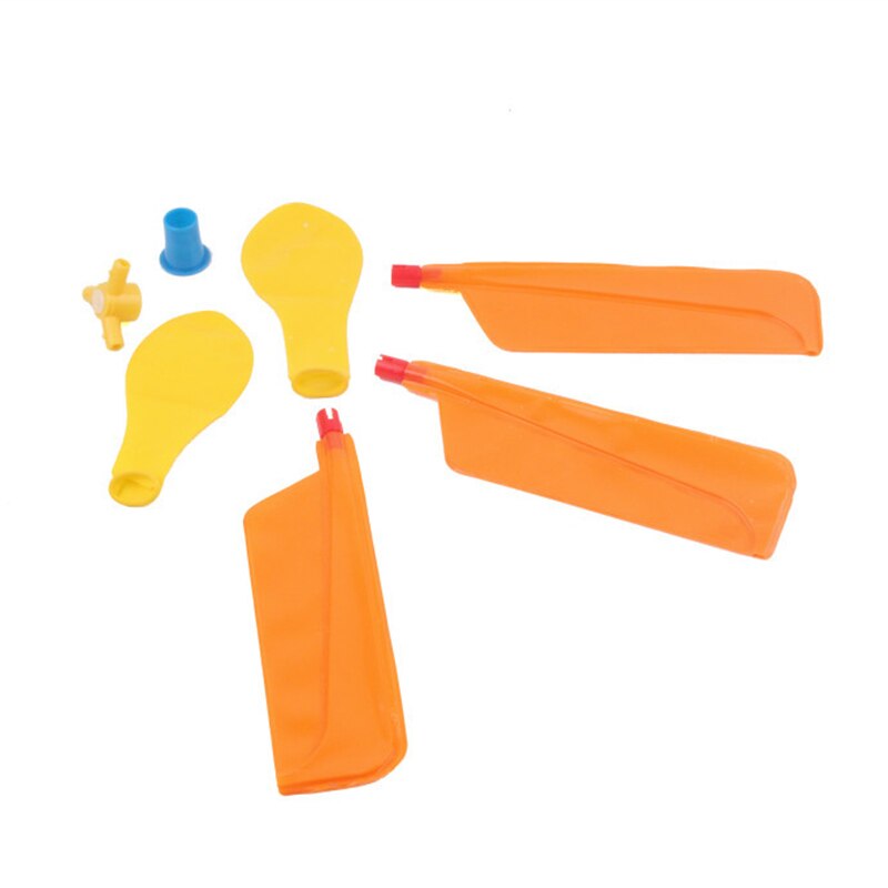 1pc Fun physique expérience fait maison ballon hélicoptère bricolage matériel maison école Kit éducatif enfant