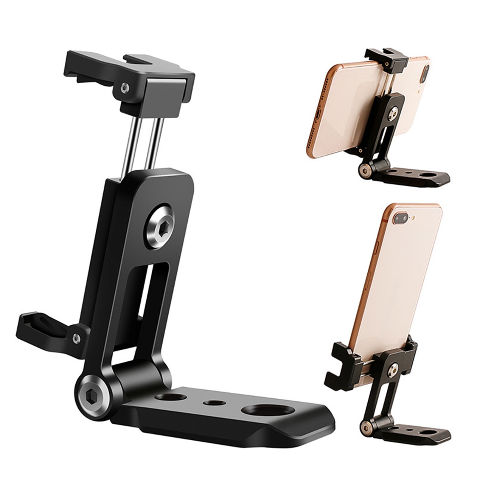 Ulanzi ST-05 Opvouwbare Mini Telefoon Statief Mount Adapter Verticale 360 Rotatie Statief Stand Voor Iphone X 8 7 Samsung S8 7 Redmi