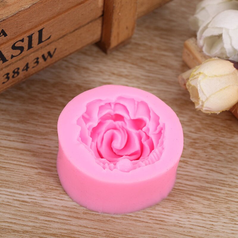 MINFEIDMS Rosen Silikonform - 3D Blume Fondant Backform