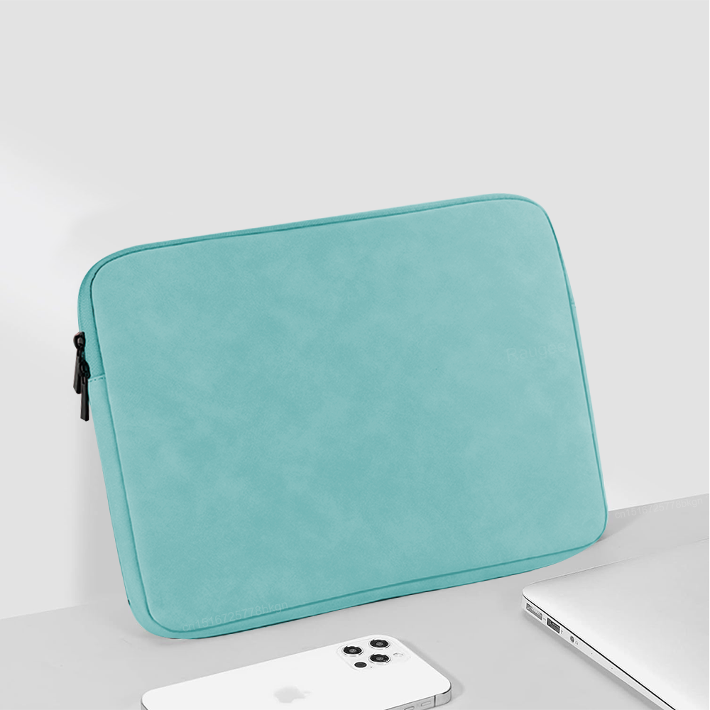 Laptop Bag Sleeve for Macbook Air Pro 13 13.3 14 15.4 15.6 Inch Notebook Pouch Case Cover for Lenovo Asus HP Dell Portable Bag: 13" / LIGHT BLUE