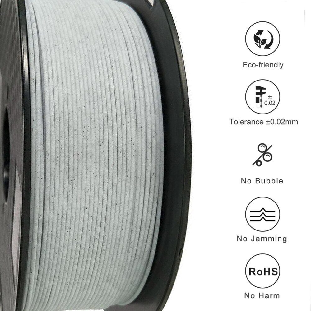 3D Printer PETG Marble Filament 1.75mm 3D Printing Filament Stone Like Material 1kg/500g/250g 3d Printing Supplies Safety