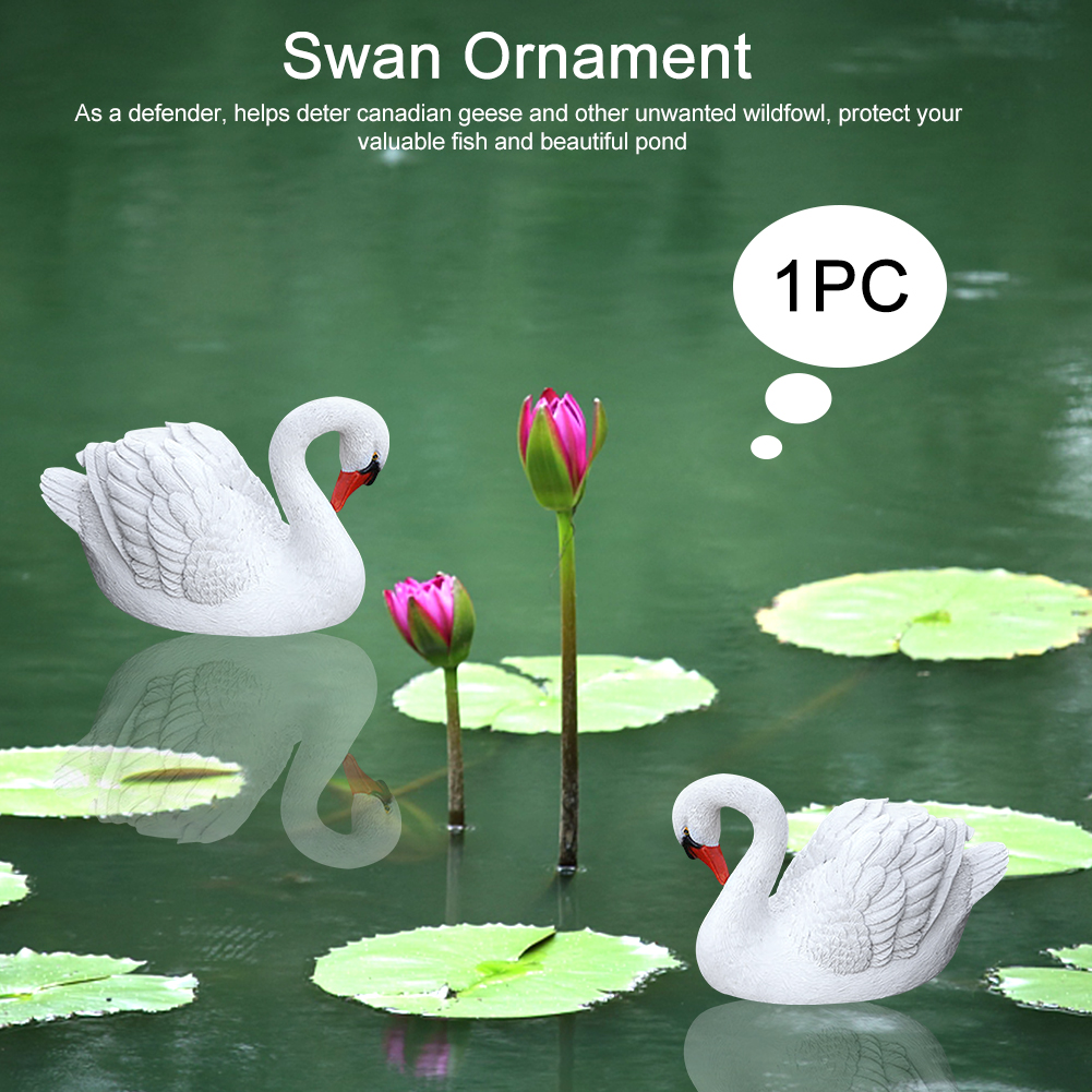 Simulation de résine d&#39;oie flottante, décoration de jardin de maison, ornement de cygne, piscine, étang, cour de Golf, parcs, jouet pour enfant