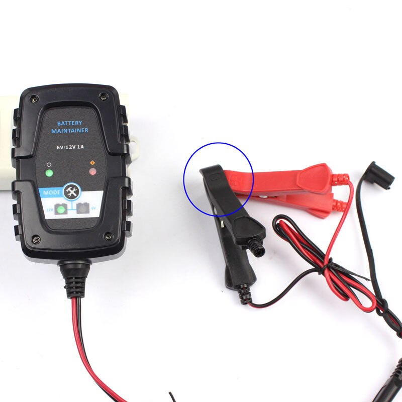 6V/12V 1A Smart Automatische Acculaders Automotive Batterij Float Laders Beheerder Voor Auto, motorfiets Eu Plug