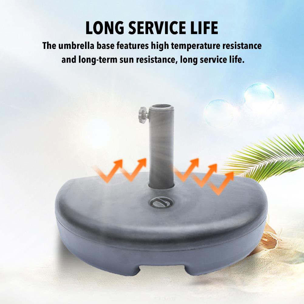 50*31*11CM HDPE Plastic Umbrella Base Heavy Duty Large Umbrella Base Stand For Outdoor Patio Beach