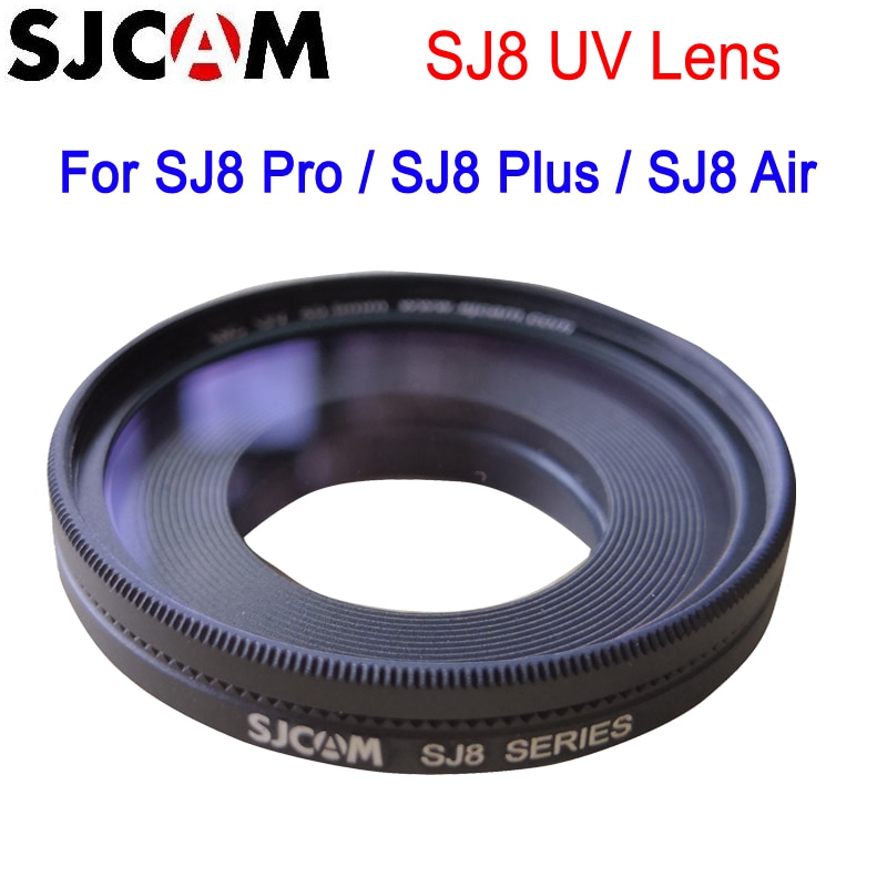 Lente UV Original SJCAM SJ8 40,5mm con tapa de protección-lente antiarañazos lente de filtro UV para cámara de aire SJ8 Pro / SJ8 Plus / SJ8