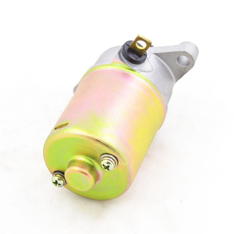 Motorcycle Engine Electric Starter Motor for GY6 50cc 60cc 80cc 139QMB Scooter Moped ATV Go Karts Dirt Bike Cable for