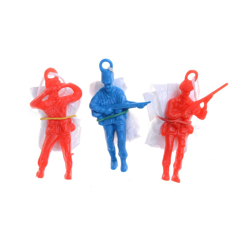 3Pcs Mini Hand Gooien Parachute Speelgoed met Figuur Soldier Kids Outdoor Games Speelgoed Educatief Parachute Mannen Speelgoed Voor Kids