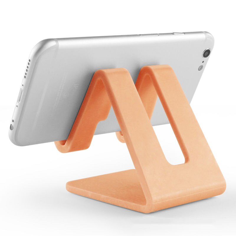 Desk Cell Phone Holder Triangle Mobile Tablet Stand Universal Black Plastic Desktop Support Telephone for xiaomi iphone ipad