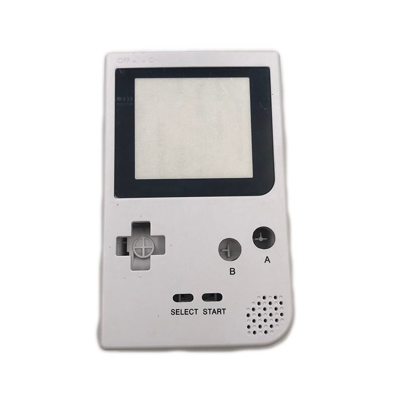 6Sets grey For GBP Shell Case with Buttons Kit Full Case Cover Housing Shell Replacement for Gameboy Pocket Game Console: white