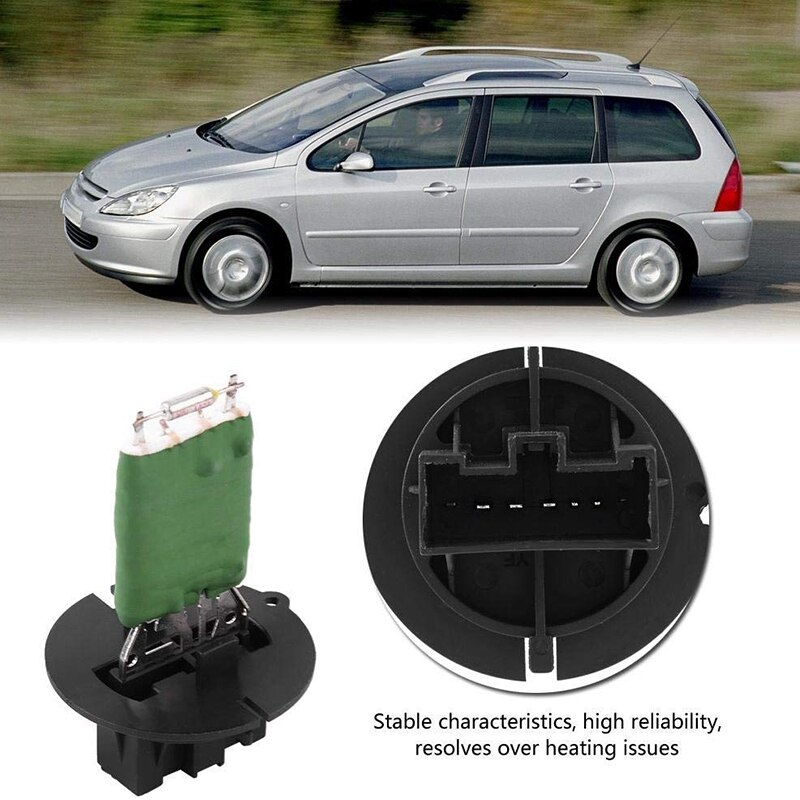 Heater Blower Fan Resistor Motor for Citroen C3 (02-) Peugeot 206 (99-) 307 6450JP-9636618080