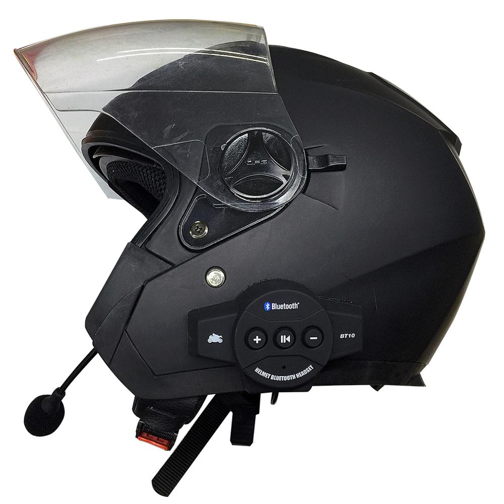 Motorrad Helm Bluetooth Headset 32Hrs Musik Zeit S... – Grandado