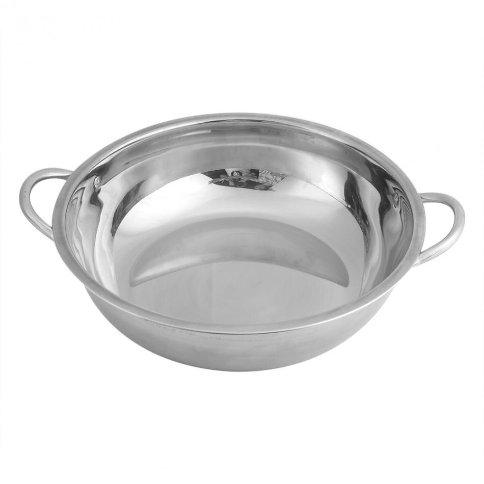 30CM Stainless Steel Pot Induction Cooker Home Kitchen Cookware Cooking Pot Ruled Compatible Soup Stock Pots