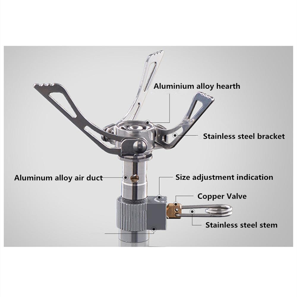 Outdoor Camping Pocket Furnace Foldable Mini Portable Picnic Cooking Gas Stove Burner