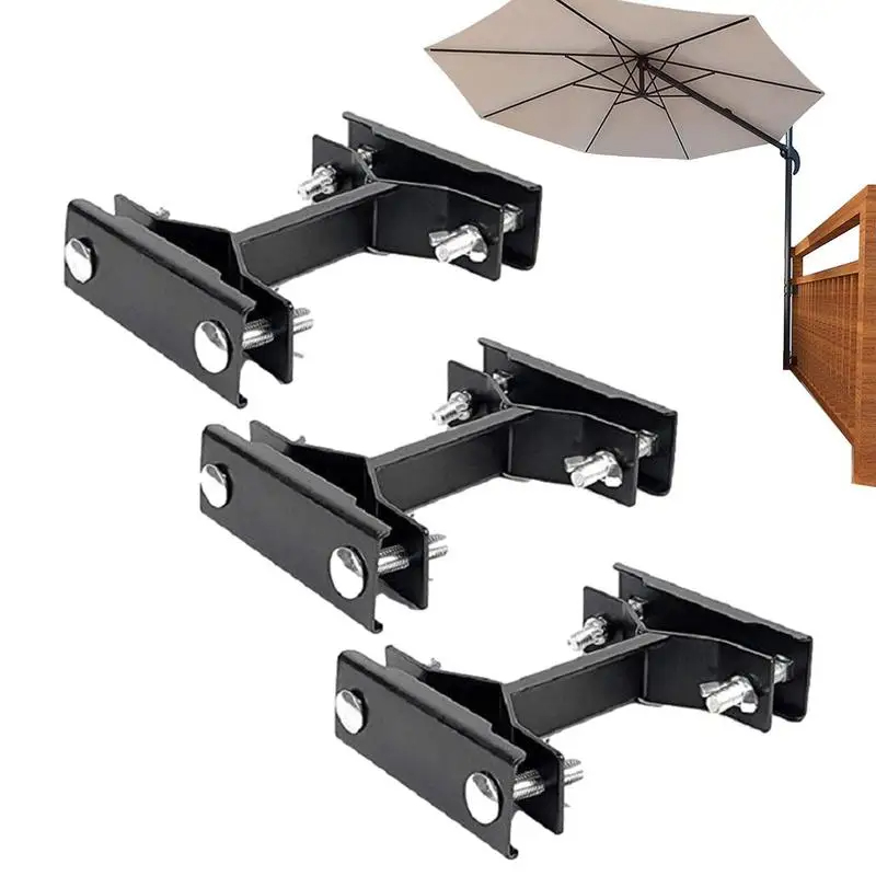 Sonnenschirm klemme Clip 3 stücke Regenschirm Stahl clip Sonnenschirm klemme Deck halterung wetterfester Sonnenschirm ständer für Straßen schirme