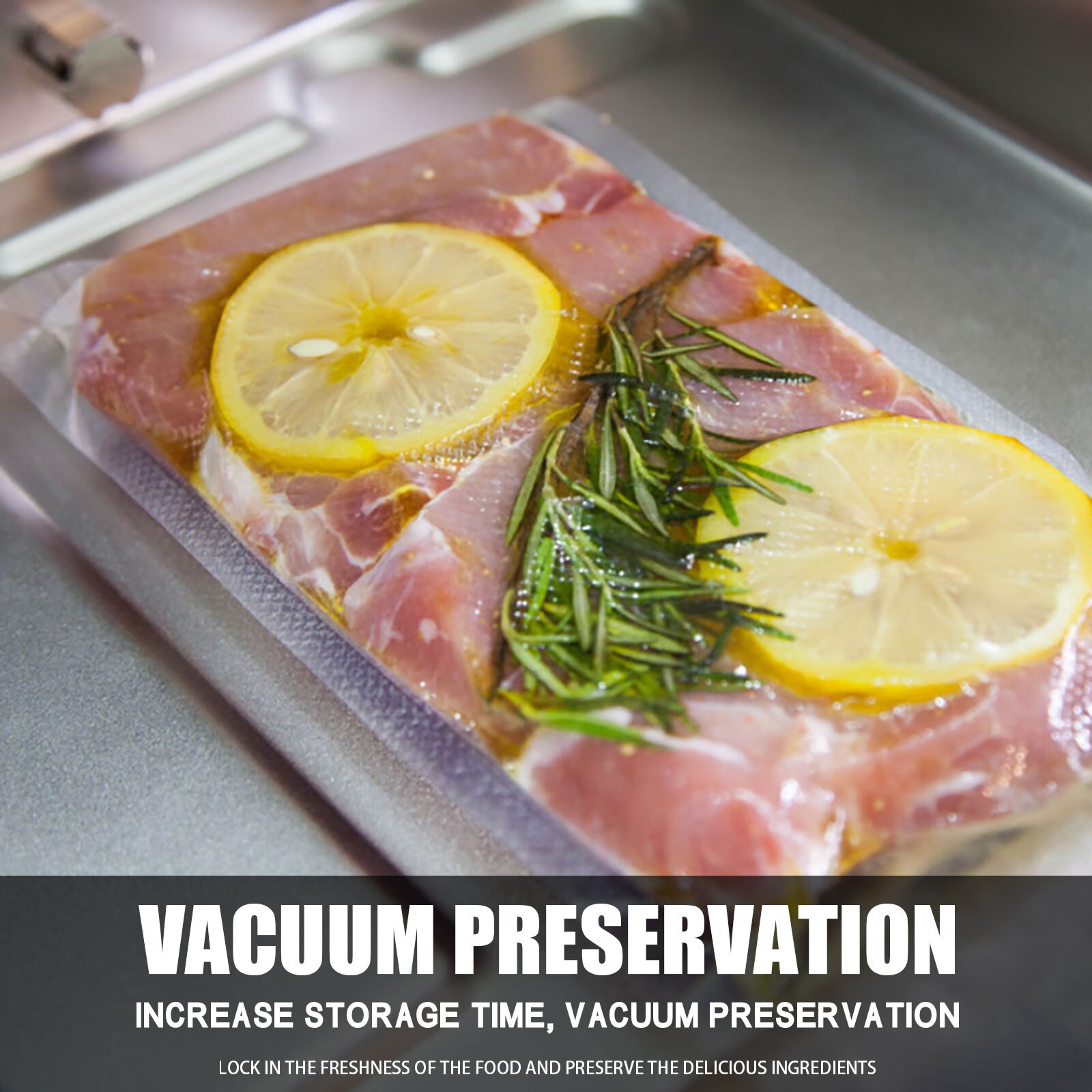 Vacuum Compression Film Vacuum Bags For Food Vacuum Sealer Food Fresh Long Keeping Multilayer Structure For Packaging Food