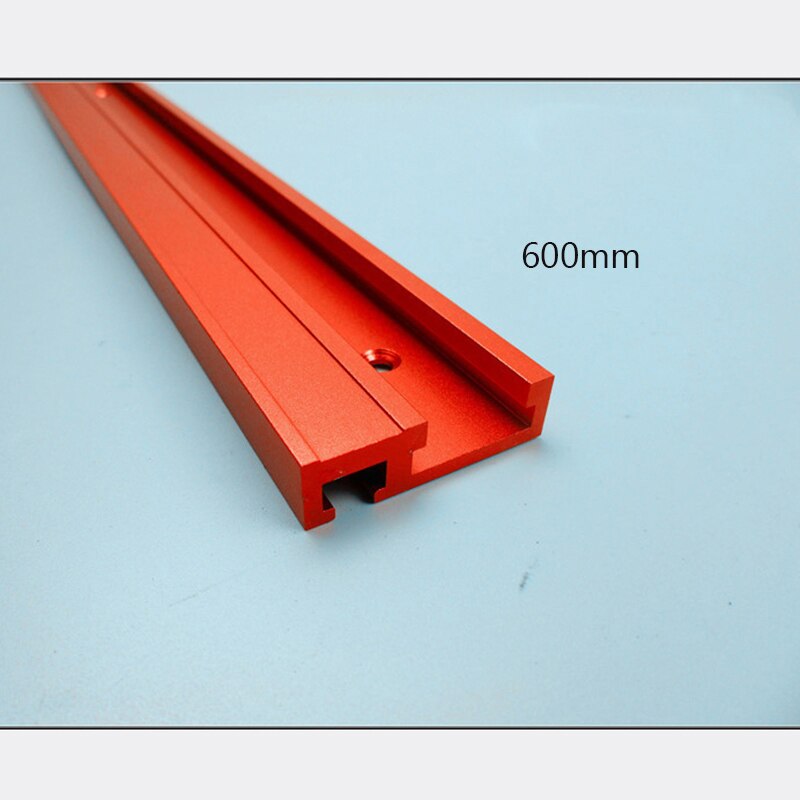 400mm/600mm/800mm Aluminium Standard t-track 45mm largeur profil 75mm hauteur avec t-track Miter jauge accessoires bricolage outil: 600mm T-track