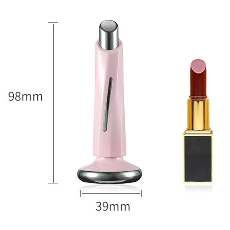 Lápiz eléctrico para masaje de ojos, Mini lápiz facial portátil de círculo oscuro, vibración, cara delgada, palo mágico, bolsa, dispositivos de belleza para ojos