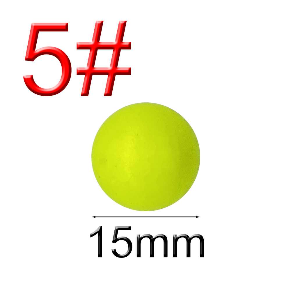 1 # -10 # EPS Float Ball Foam Ball Opvallende bonen Gemodificeerde Float Ball Float Sferische boei Vistuig Heldere kleuren: Clear