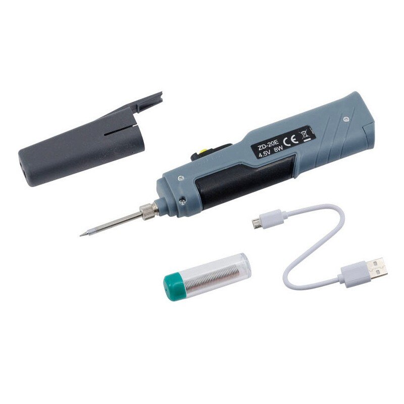 Tragbare draussen-batterie lötkolben 4,5 V-5v 8W batterie angetrieben lötkolben ZD-20D