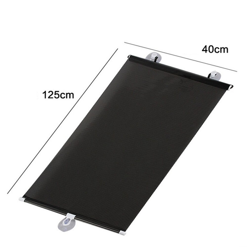 Infällbar bil fram vindruta solskydd bakrutan solskydd bil uv skydd gardin för suv lastbil 40cm/50cm/58 cmx 125cm: 40 x 125cm
