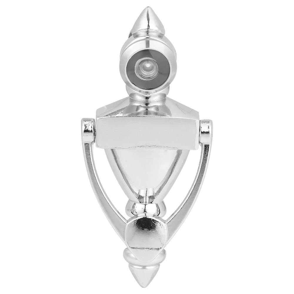 Modern Door Knocker With Peephole Video Eye Viewer Door Handle Peep Hole: Default Title