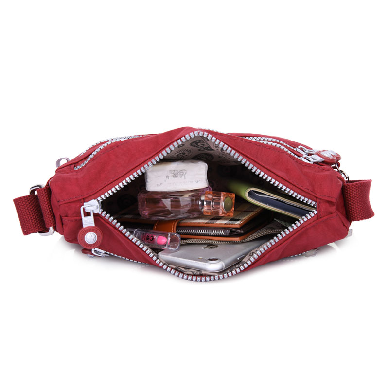 TEGAOTE Small Shoulder Bags Female Solid Mini Bags Handbags Women Famous Zipper Flap Nylon Beach Crossbody Bag Sac A Main
