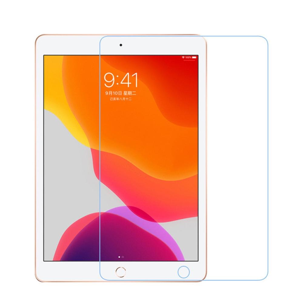 2 Pcs 1 PC Clear Tempered Glass Screen Protectors For iPad 7th Generation 10.2inch With Wiping cloth