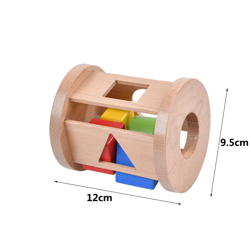Holz Schublade Kasten Früer Bildung Intelligenz Spielzeug Kindergarten Weben Trommel Druck Ball Tisch Werkzeuge Kleinkinder Kleinkinder