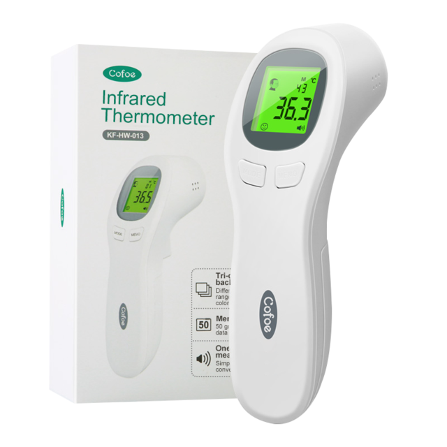 Cofoe Digitale Non-contact Infrarood Thermometer Voorhoofd Hoge Precisie Meting Thuis Gezondheidszorg Voor Volwassenen/Baby: Default Title