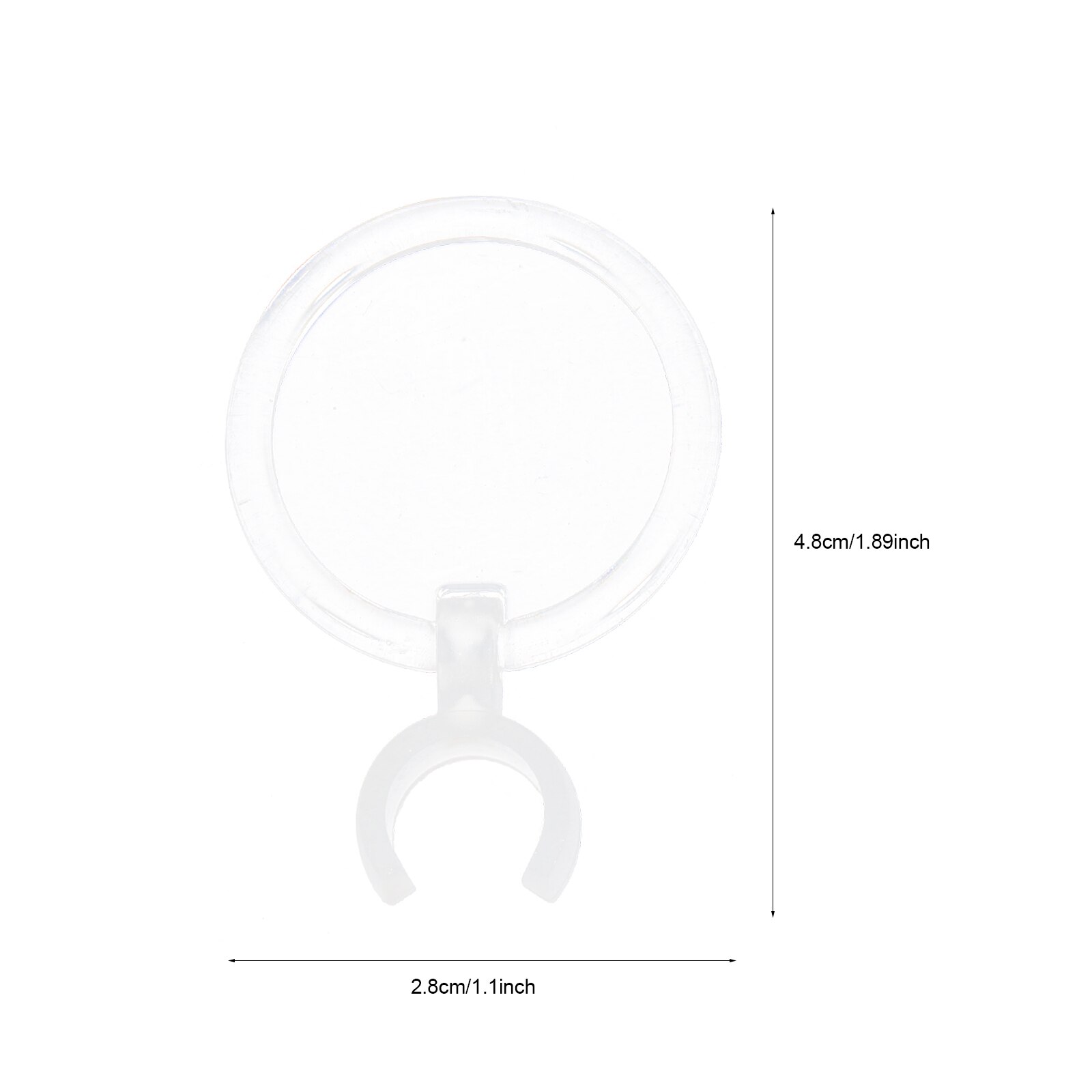 Loupes auriculaires créatives pour enfants, outils de nettoyage d'oreille portables en ABS (Transparent), 20 pièces