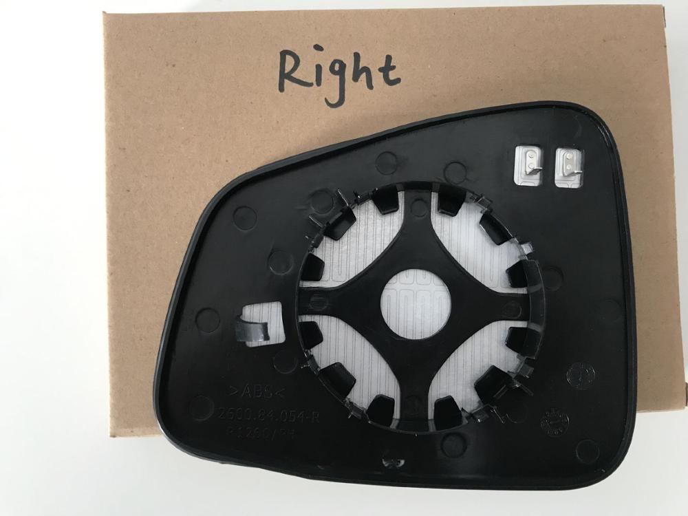 Door car wing mirror glass replacement for OPEL VAUXHALL MOKKA heated with back plate: Right