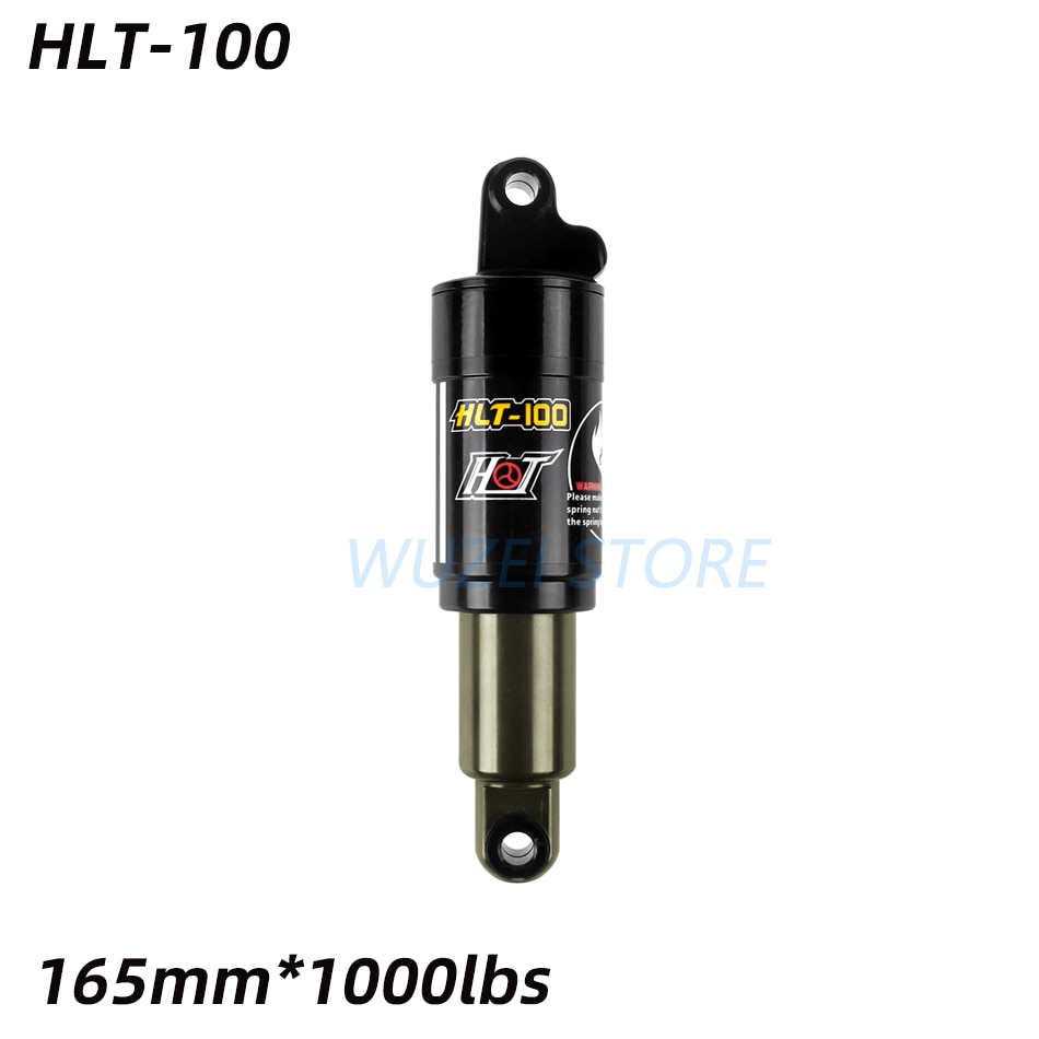 HTL-100 Bike Rear Shocks 125/150/165/185mm Mountain Bicycle Oil Spring Shock 850/1000 lbs Cycle Parts for MTB Electric Snow Bike