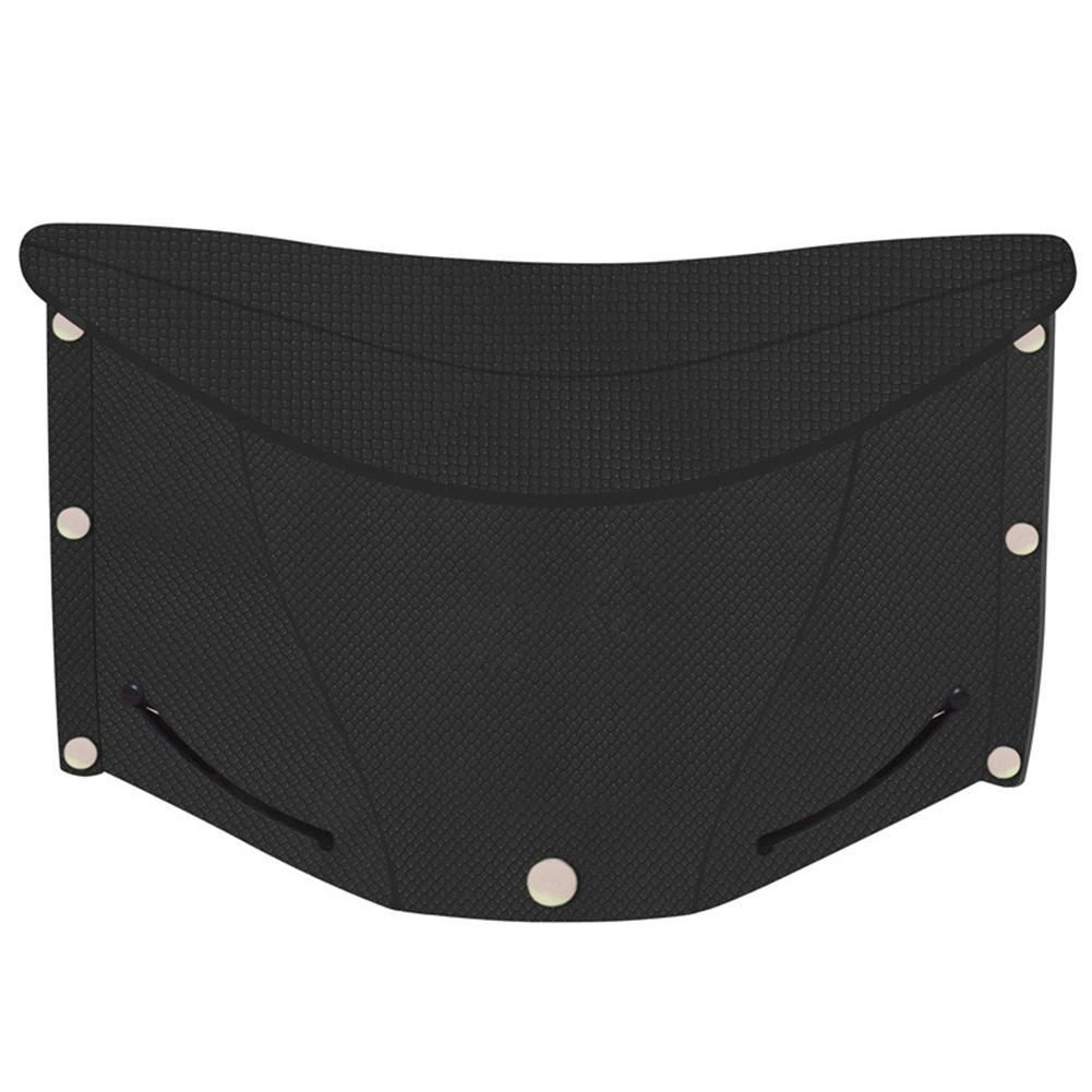 Folding Stool Multifunctional Portable Basket Heavy-duty Plastic Chair for Indoor and Outdoor Activities Use: Black