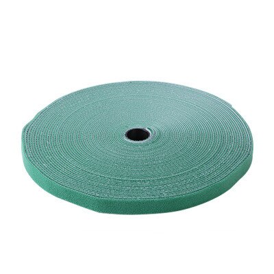 1 Roll 1 Cm * 1 M Kleur Magische Lijm Zelfklevende Tape Band Hoepel Lus Band Klittenbandsluitingen Sluiting tape Scratch Roll Bevestiging Tape: Green 1m