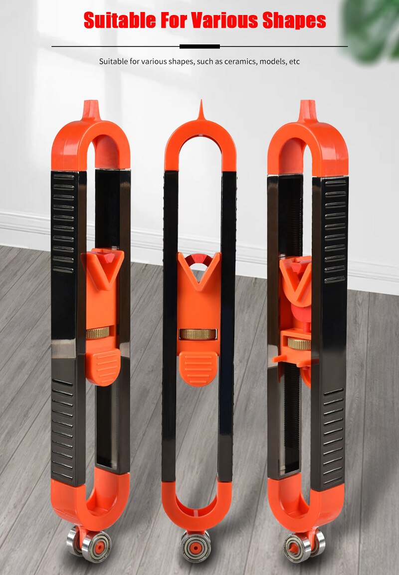 Profile Scribing Ruler Contour Gauge Precision Wheels Tool Profile Scribing Ruler Contour Gauge Wood Measuring Gauging Tools