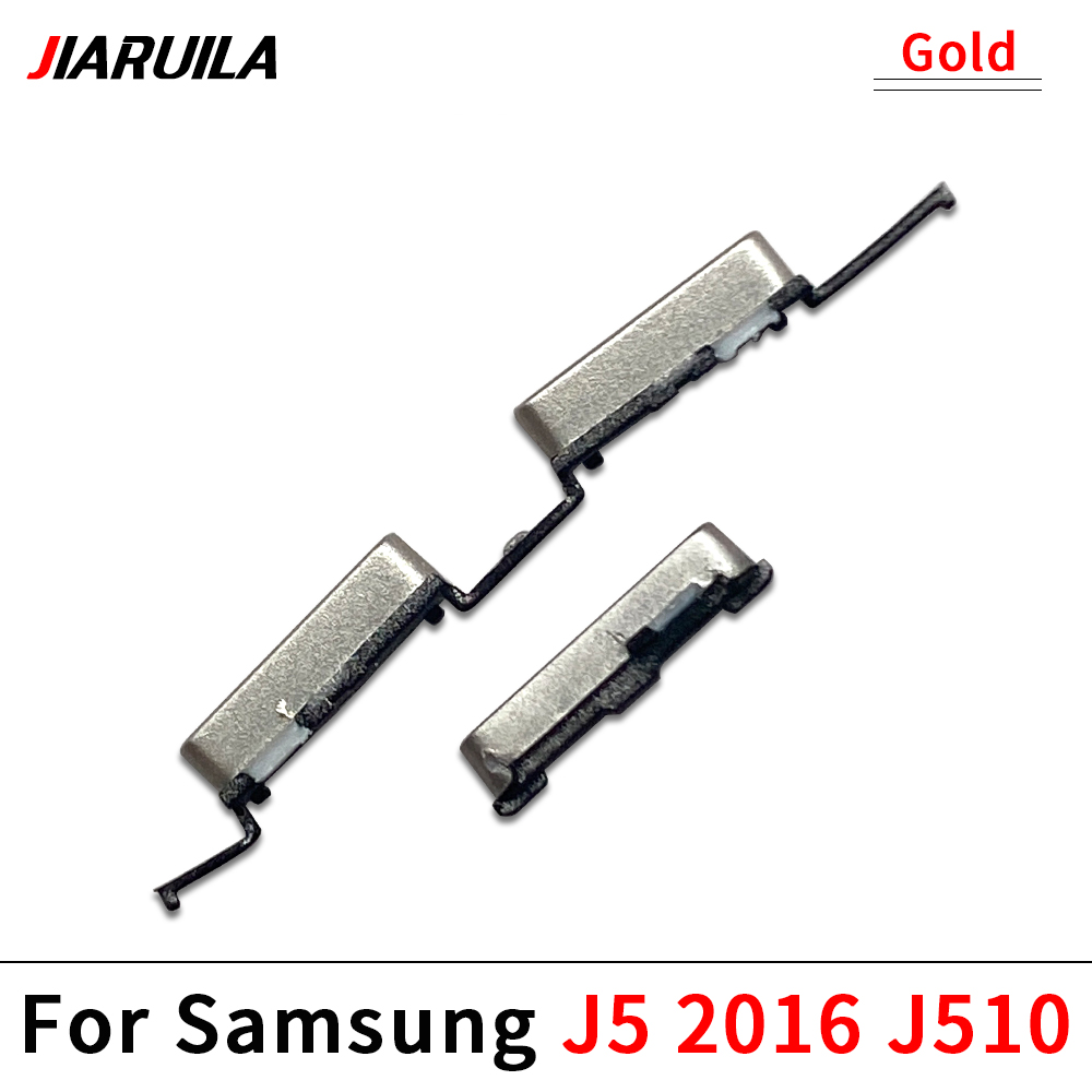 50 stk. av/på-knapp + volumknapp på siden til samsung  j5 j510 j2 j3 j600 j810 j500 j700 j7 j7 metal  j710 j7 neo: Rose