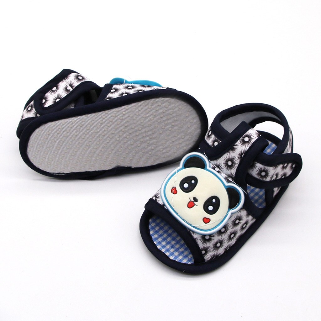 baby sandals Newborn Baby Girls Printing Applique Prewalker Soft Sole Sandals Single Shoes summer buty dziewczynka chaussure