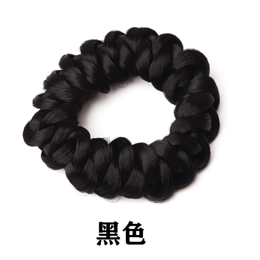 Pruik Paardenstaart Hoofdband Elastisch Weven Vlecht Haarlussen Elastiekje Hairstyling Fixator Styling Tools Haaraccessoires: lichtblauw