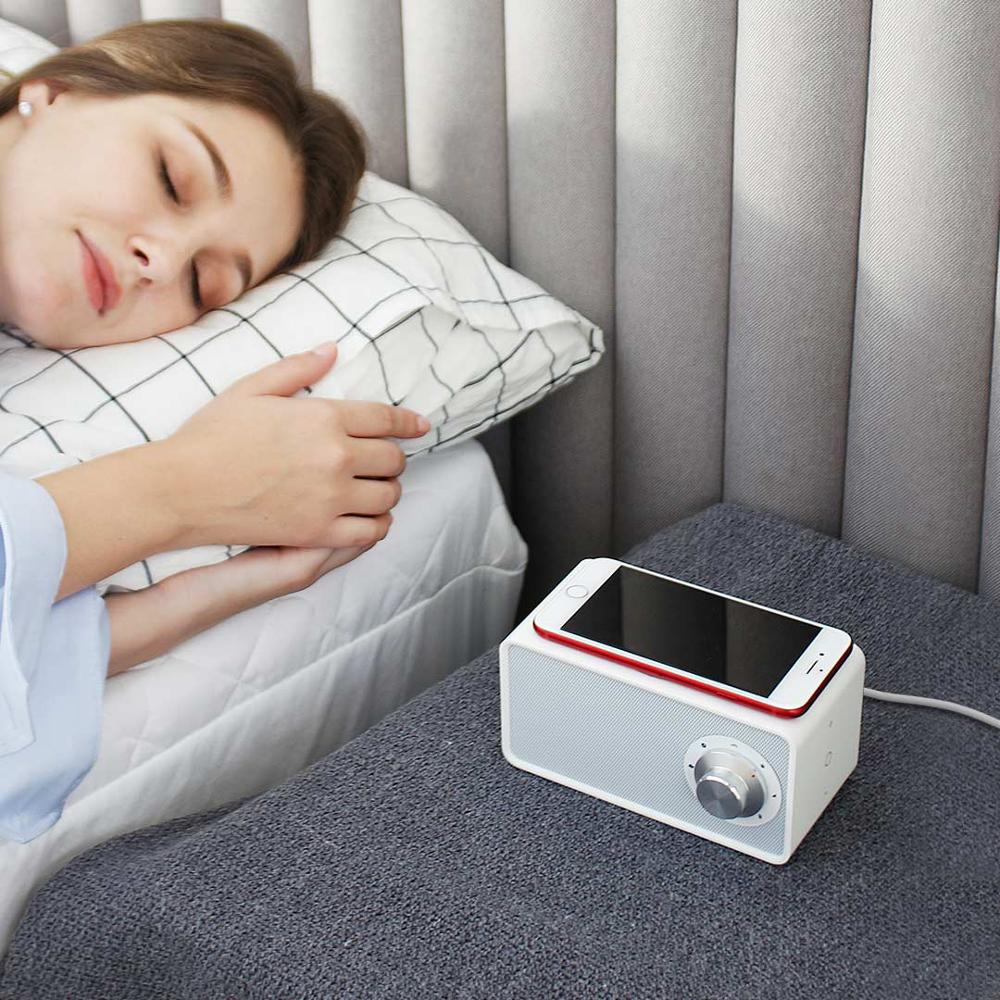 Alkuperäinen xiaomi qualitell langaton laturi white noise kaiutin blt 5.0 epp protokolla 10w pikalataus apu unikaiutin