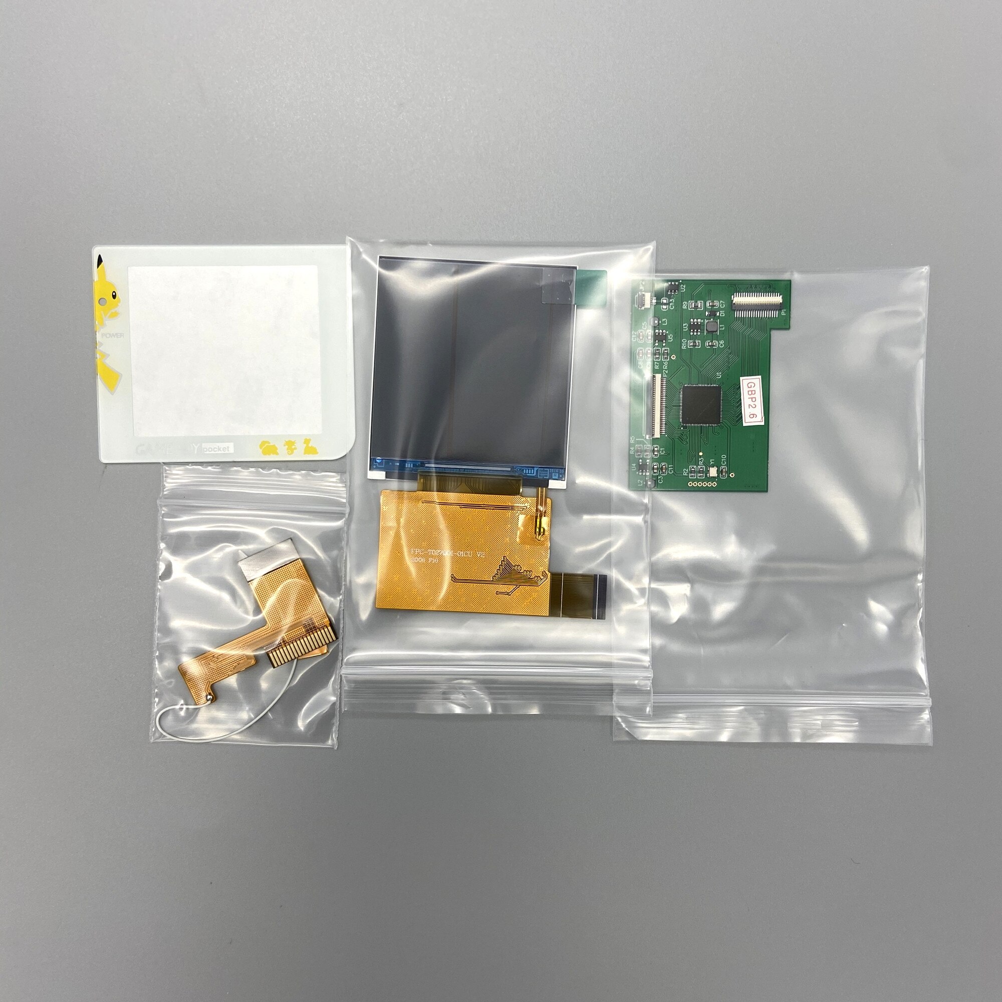 Facile à installer 2.6 "taille d'origine IPS haute luminosité écran LCD est adapté pour Nintendo Gameboy poche GBP: 2.6 white PK