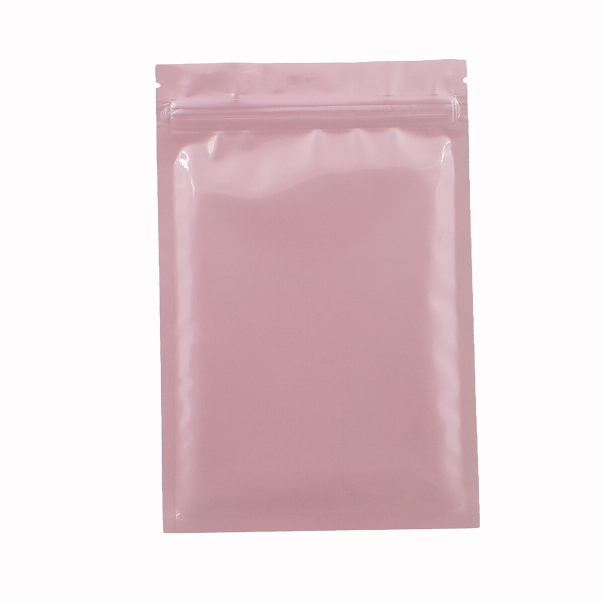 Mat Zwart Wit Roze Smeltlasbare Ziplock Verpakking Zakje Hersluitbare Platte Aluminium Folie Zip Lock Plastic Zakken 100 Stuks: 18x26cm / Glossy Pink